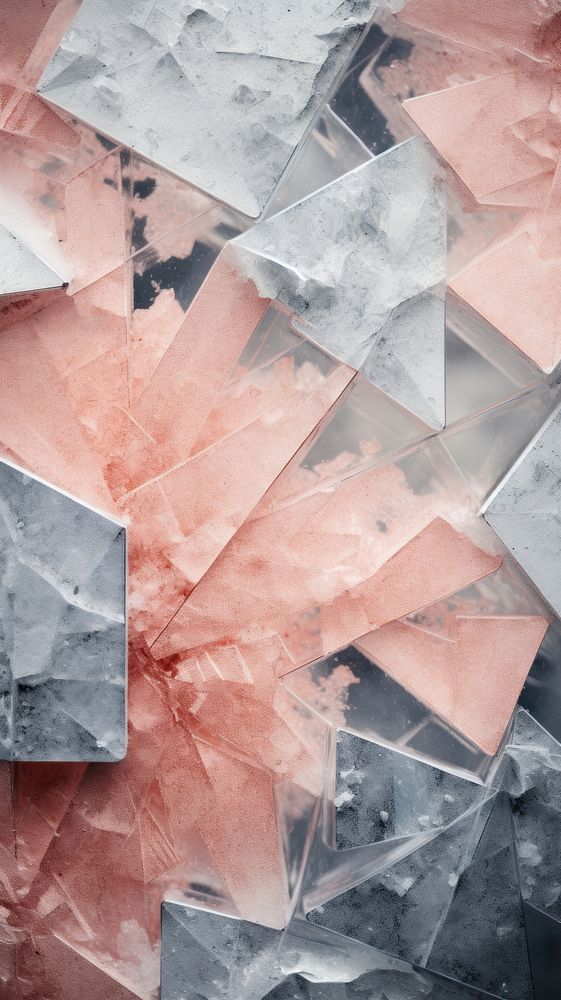 Snowflake abstract crystal mineral.