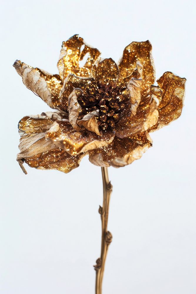 Dried flower jewelry brooch plant.