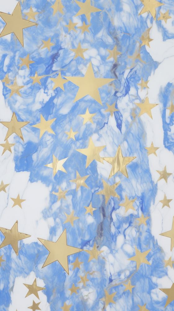 Star pattern marble wallpaper backgrounds abstract blue.