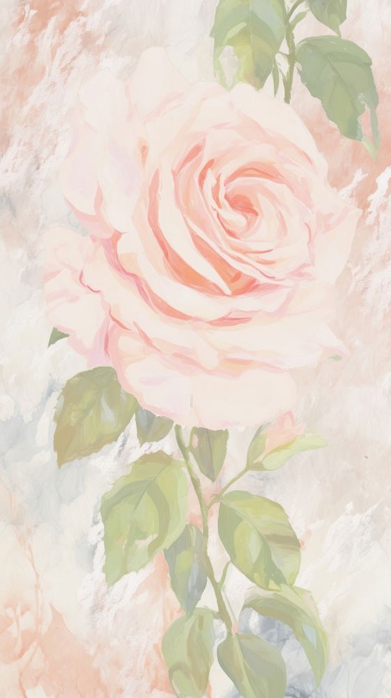 Rose pattern marble wallpaper backgrounds abstract painting.