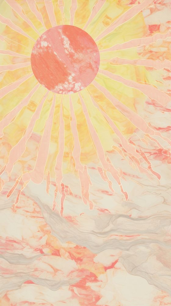 Sun marble wallpaper backgrounds abstract painting.