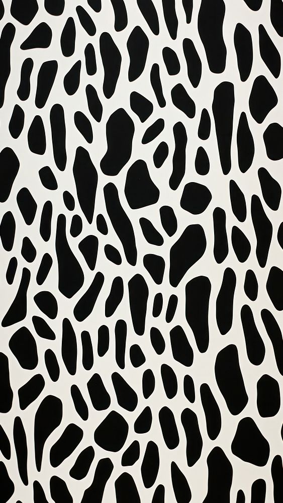 Cow print pattern textured leopard black.