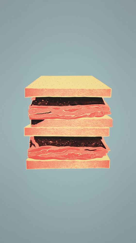 Sandwich food meat letterbox.