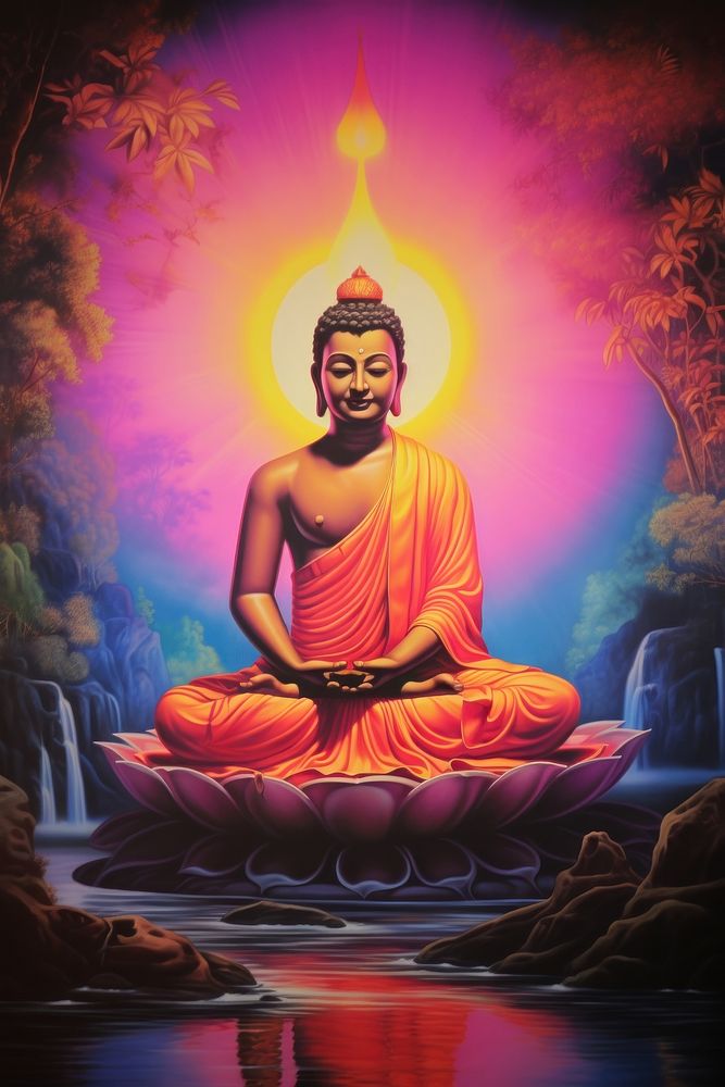 Siddhartha Gautama worship representation spirituality.