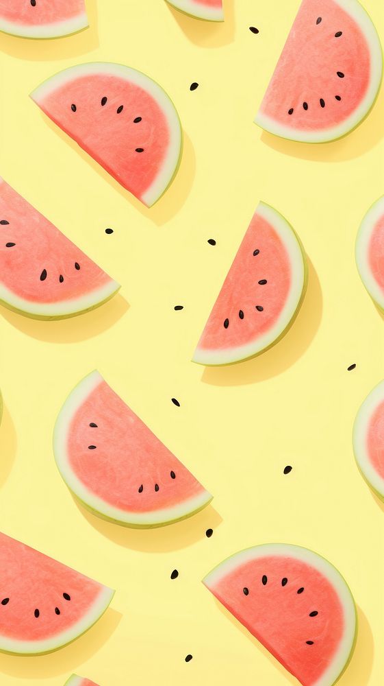 Watermelons backgrounds yellow fruit.