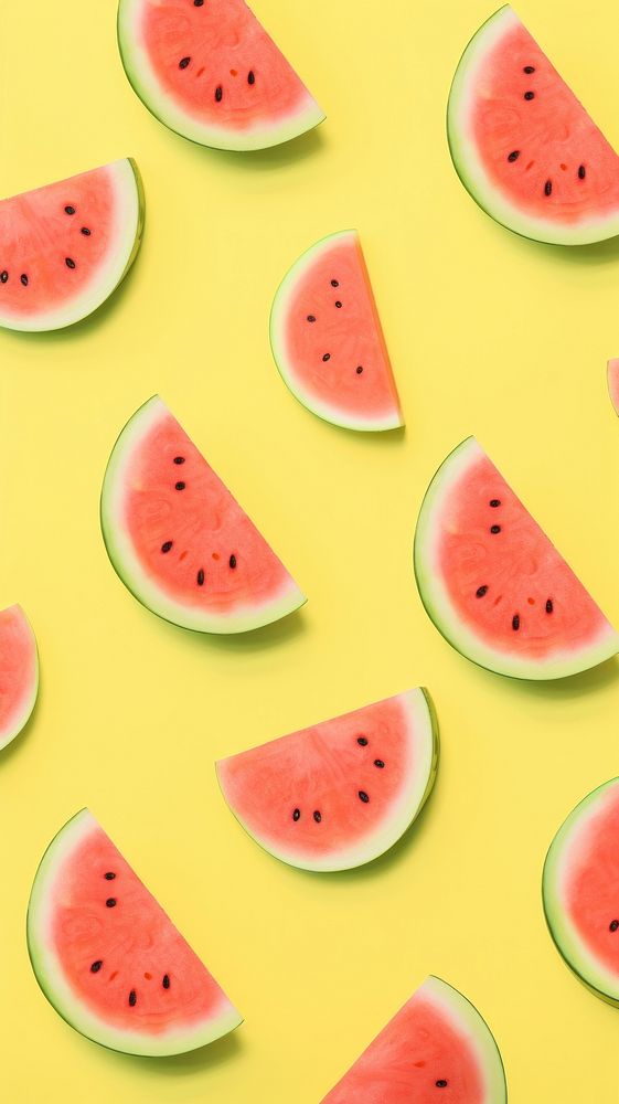Watermelons backgrounds yellow fruit.