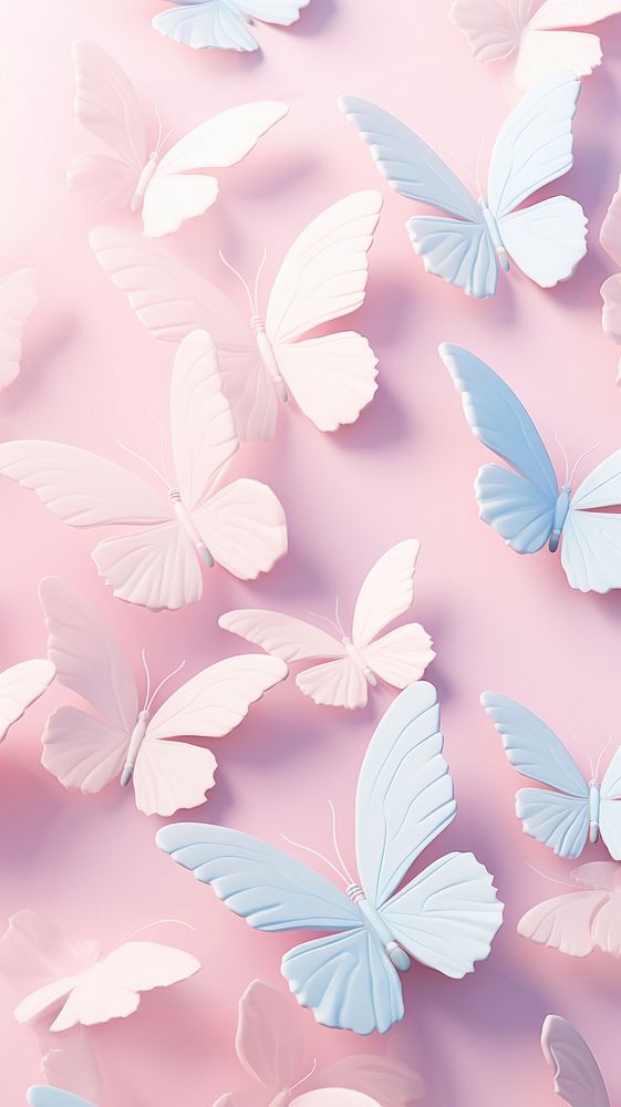 Butterfly petal backgrounds fragility.