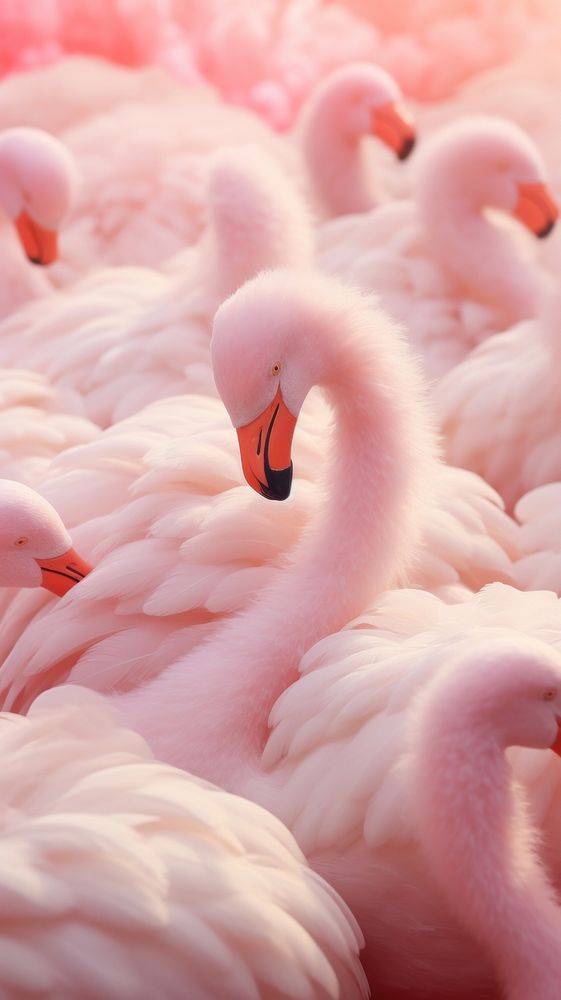 Flamingo animal bird beak.