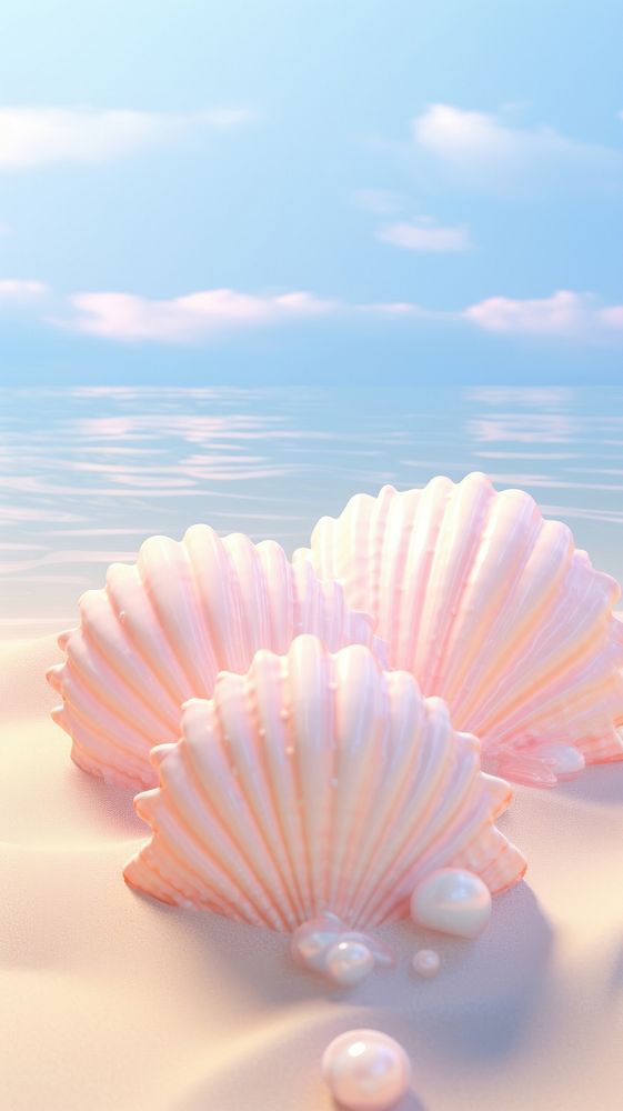 Sea shell seashell invertebrate tranquility.