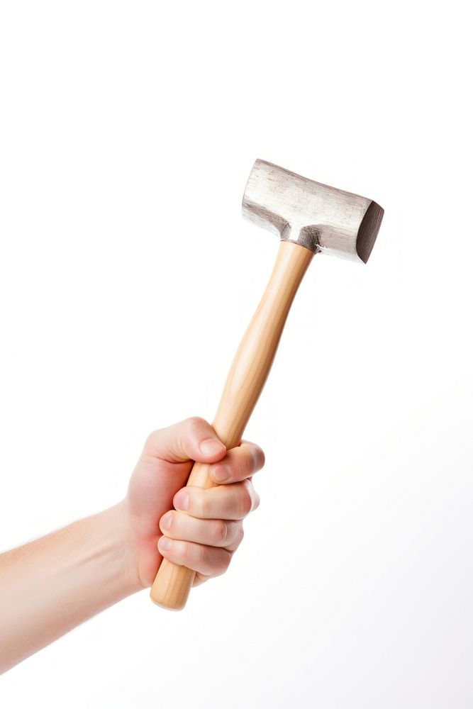 Hammer holding hand tool.