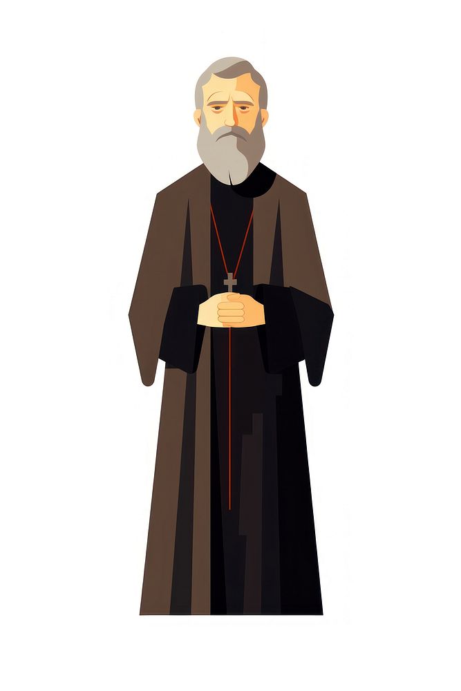 Church father white background architecture outerwear.