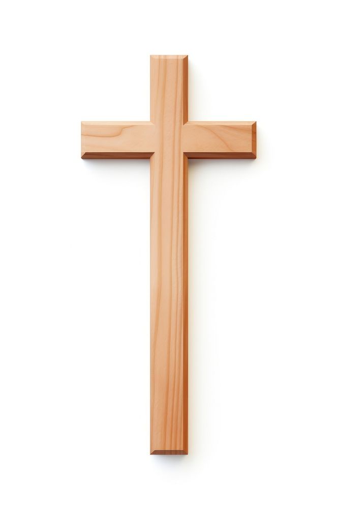 Cross crucifix symbol wood.