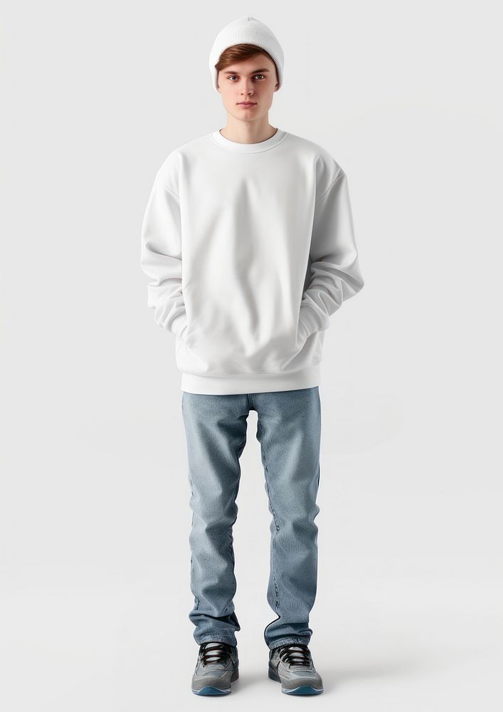 Teenager long sleeve streetwear sweatshirt footwear architecture.