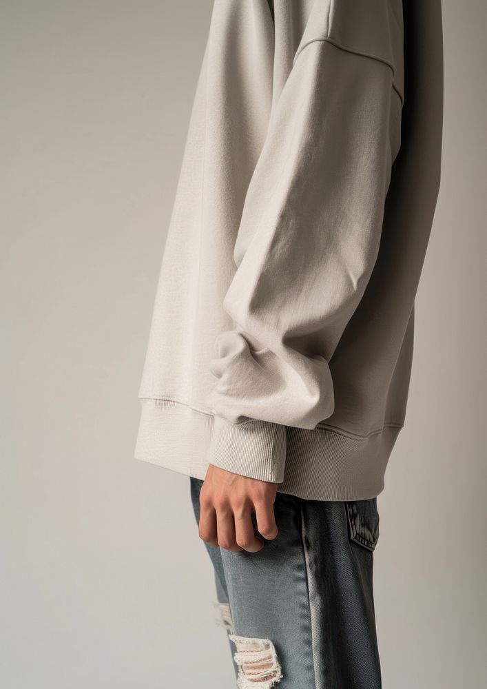 Teenager long sleeve streetwear sweatshirt architecture outerwear.
