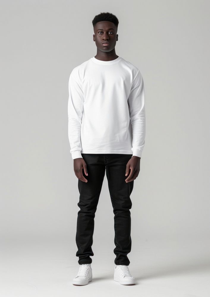 Men long sleeve high fashion streetwear sweatshirt adult individuality.