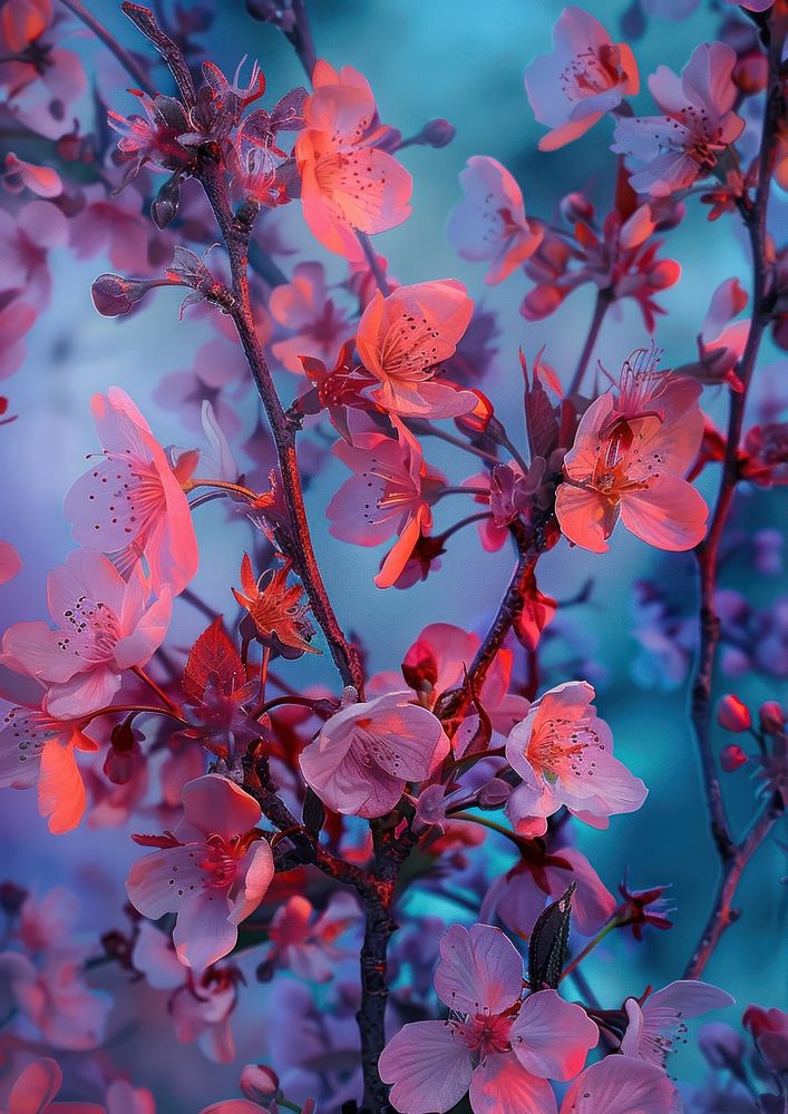 A photo of cherry blossom flower plant petal.
