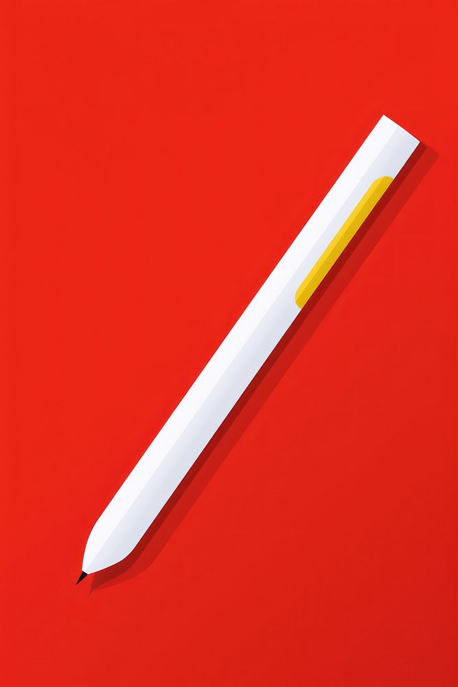 Minimal Abstract Vector illustration of a pen pencil dagger simplicity.