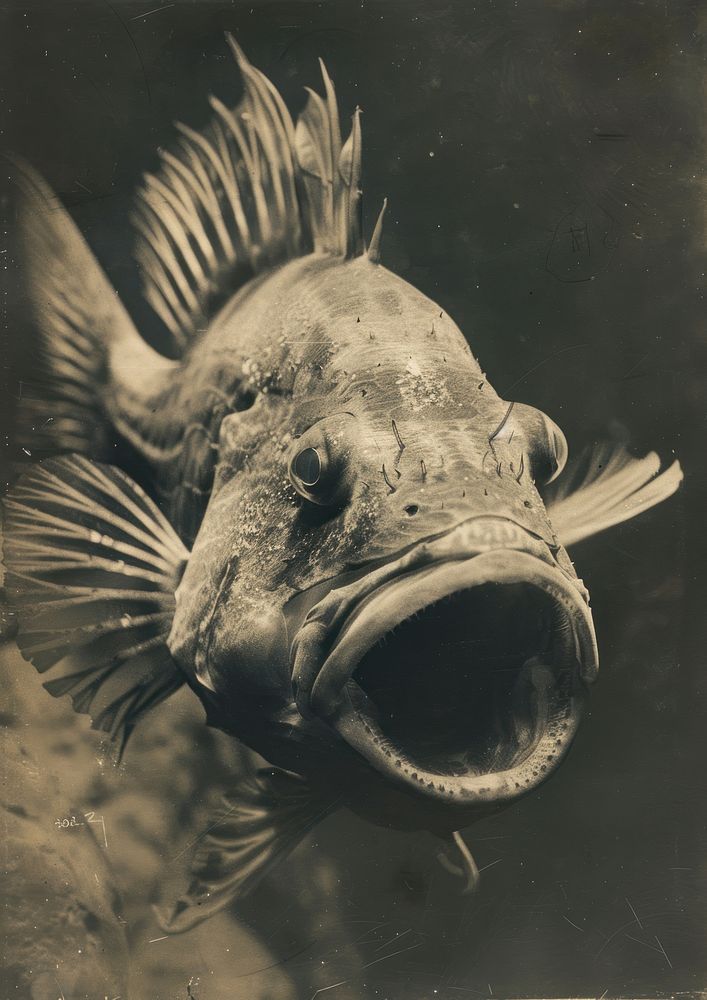 Fish animal sea underwater.