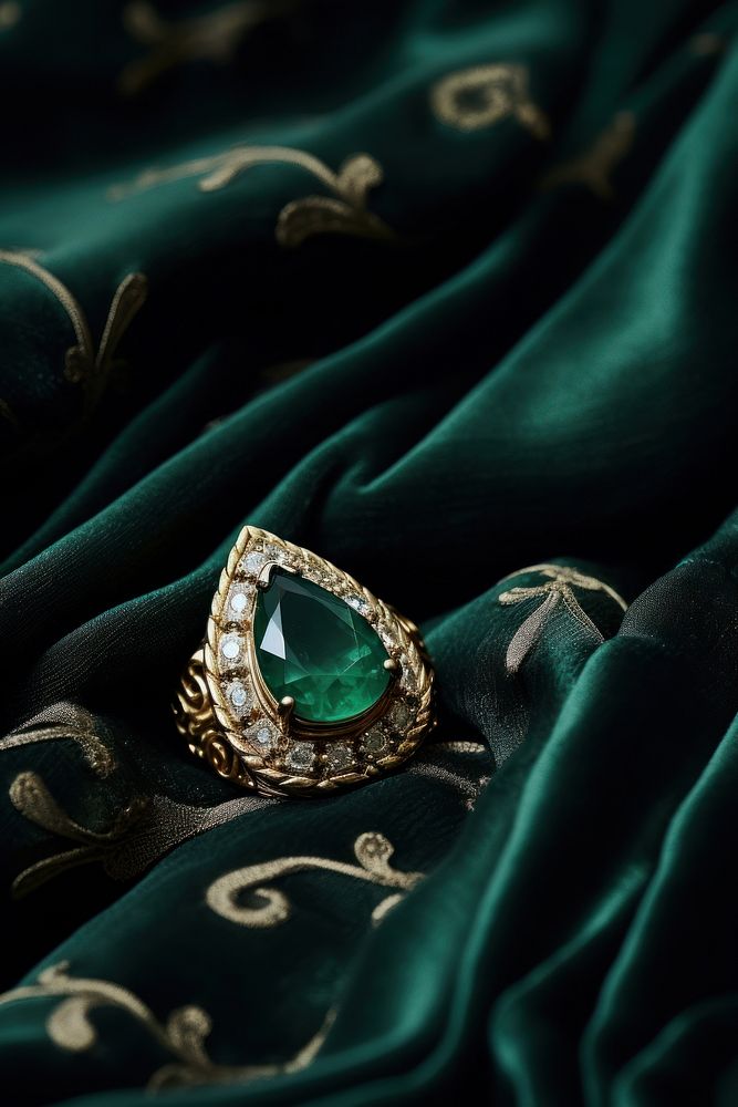 Jewelry gemstone diamond emerald.