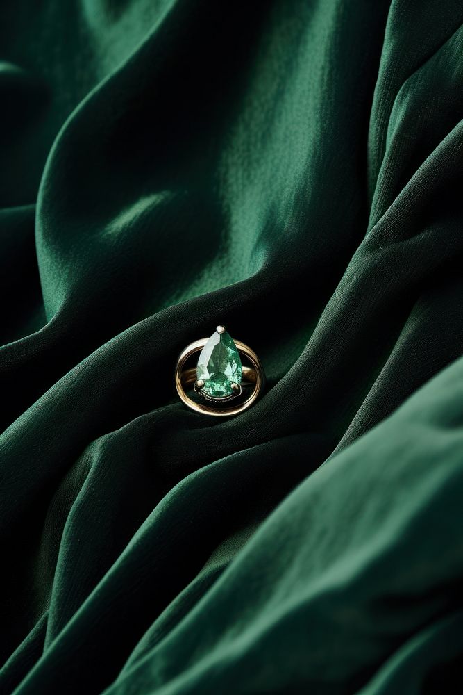 Jewelry gemstone green accessories.