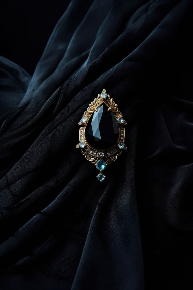 Jewelry gemstone diamond black.