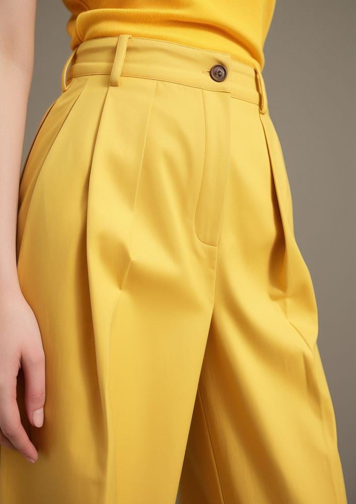 High-waist trousers with front dart details adult accessories accessory.