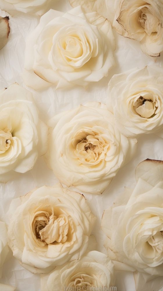 Real pressed white roses flowers | Premium Photo - rawpixel