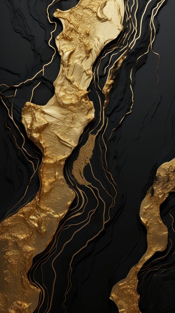 Gold-black jewelry nature backgrounds.