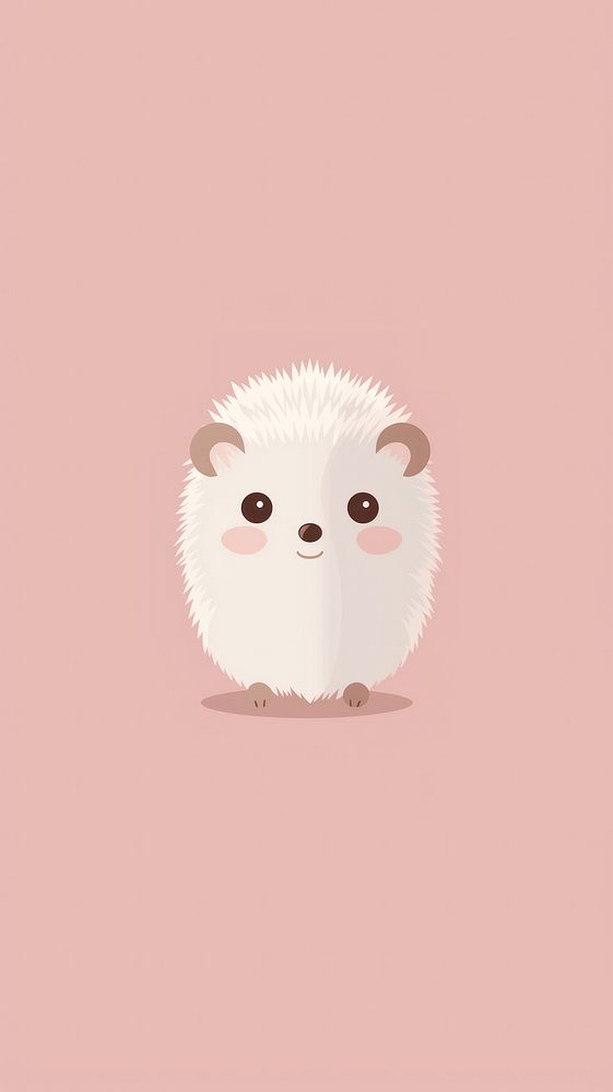 Hedgehog sticker animal mammal rodent.