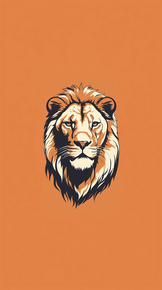 Lion sticker animal mammal creativity.