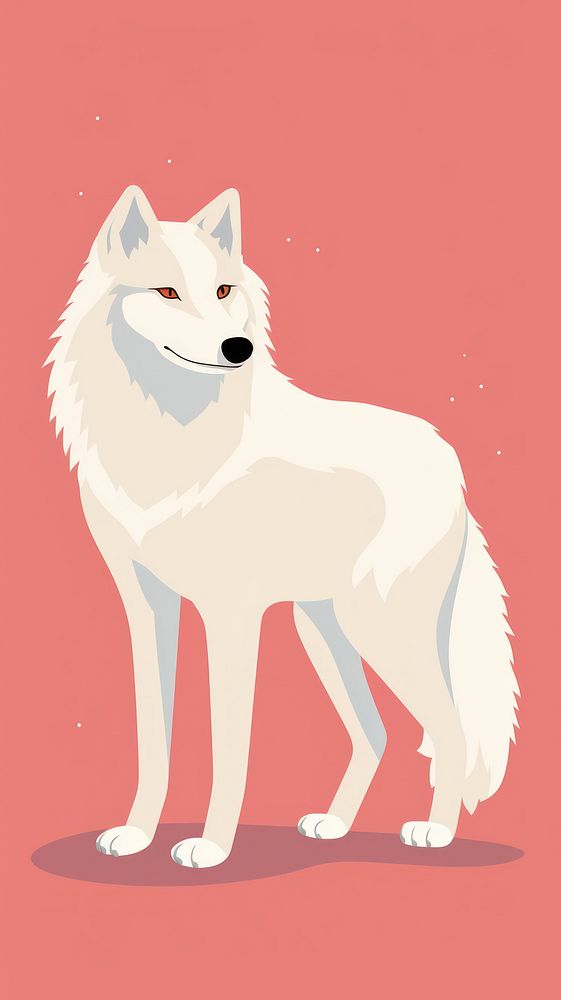 Wolf sticker animal mammal pet.
