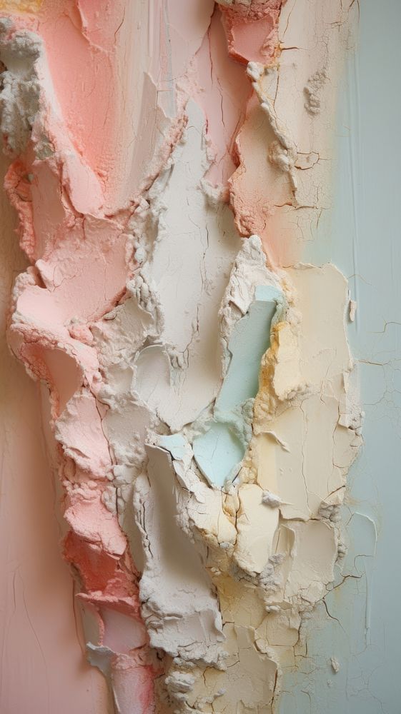 Pastel plaster paint wall.