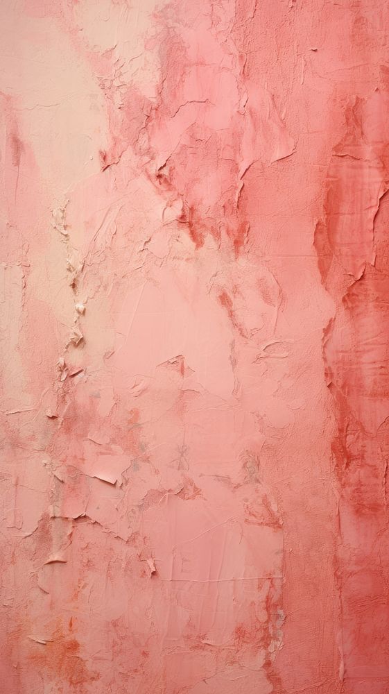 Pink-beige wall plaster rough.