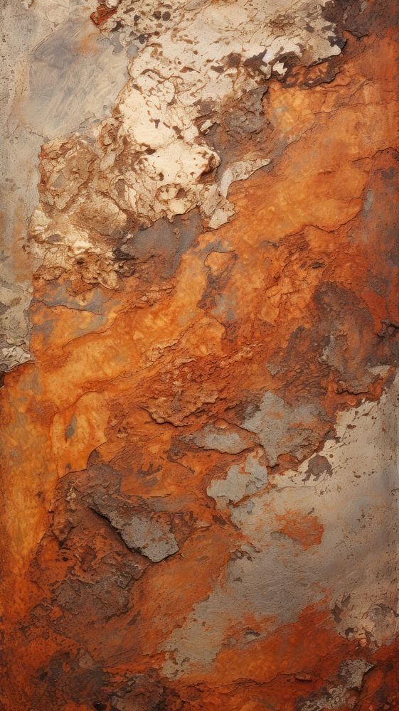 Rust rough paint wall.