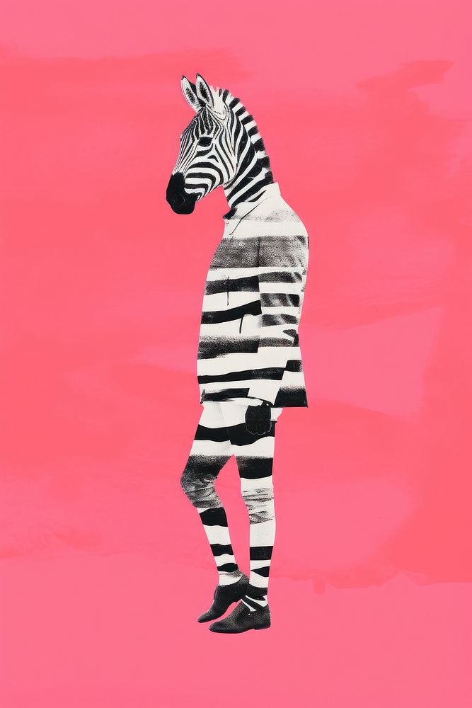 Zebra animal mammal art.