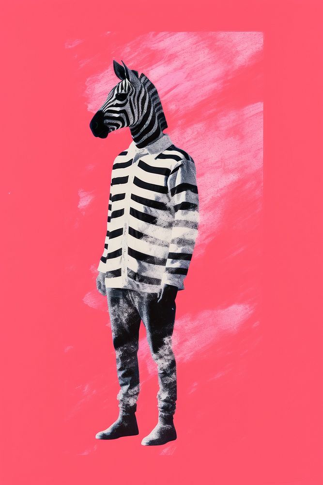 Zebra art animal mammal.