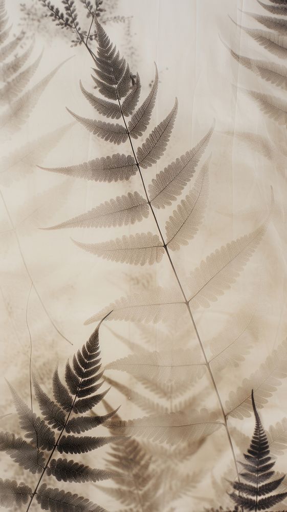 Pressed ferns wallpaper backgrounds plant leaf.