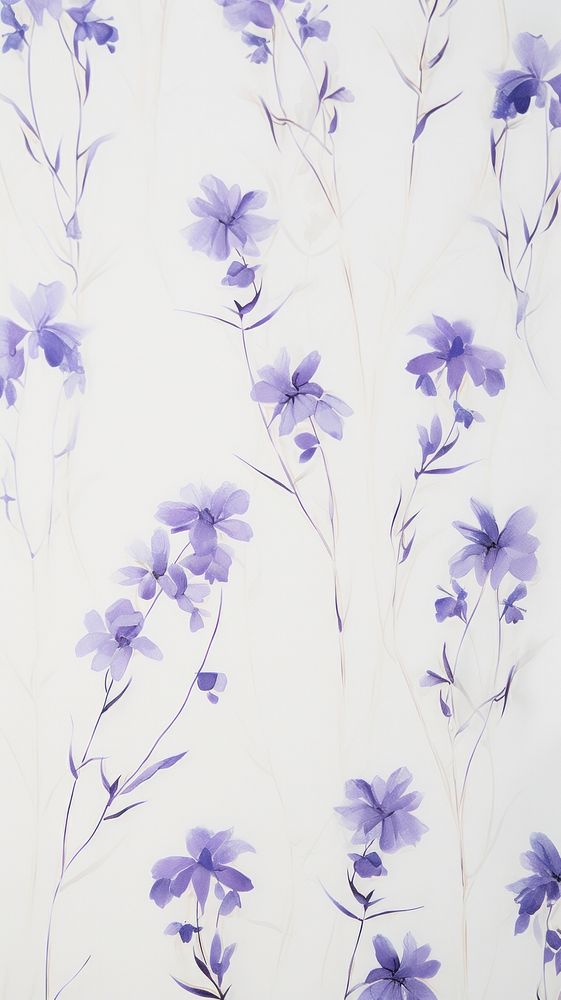 Pressed larkspur flowers wallpaper backgrounds pattern plant.