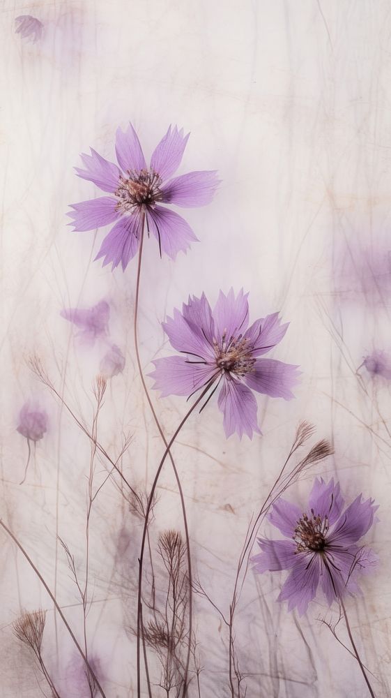Real pressed purple field flower backgrounds blossom petal.