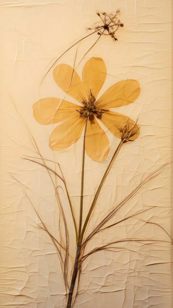 Real pressed palm field flower plant wall art.