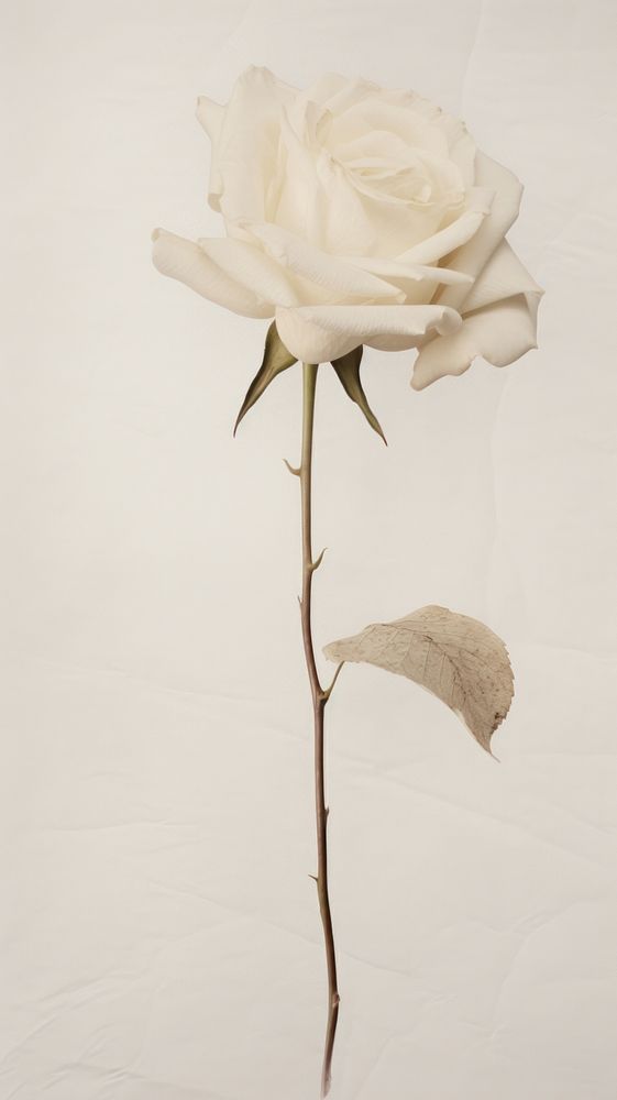 Real pressed white rose flower | Premium Photo - rawpixel