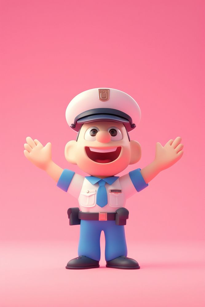 Stressed officer worker toy representation investment.