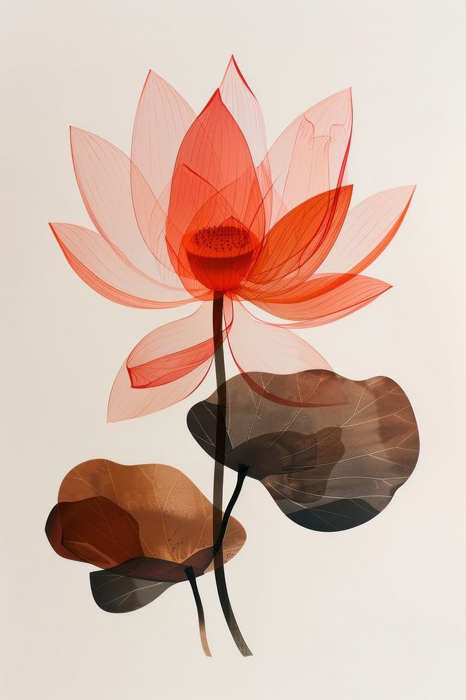 Lotus hinduism flower plant art.
