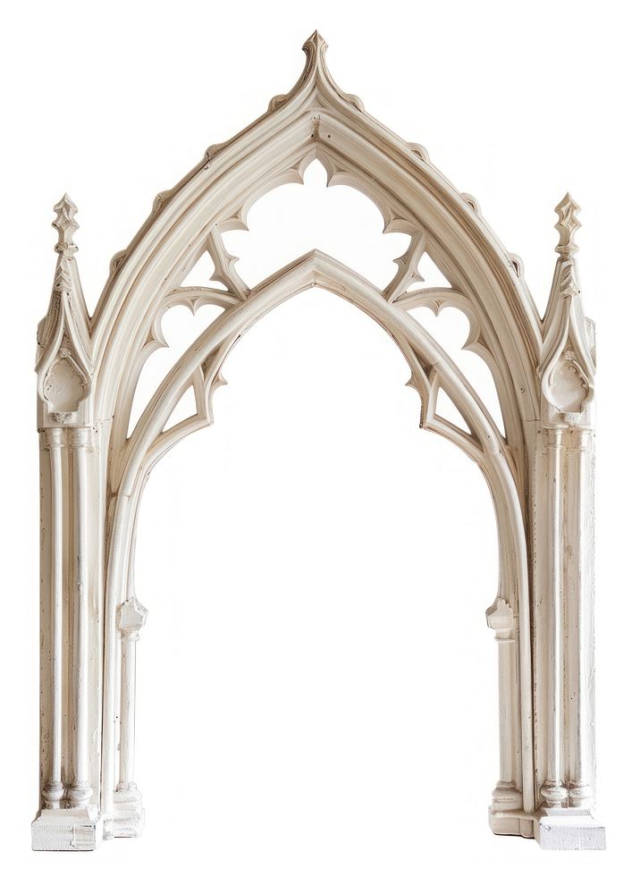 Minimal gothic arch architecture building worship.