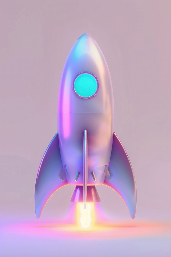 White rocket aircraft vehicle purple.