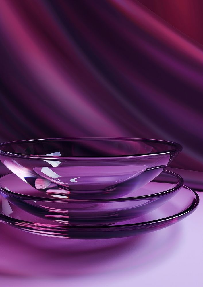 Surreal abstract style plate backgrounds purple shiny.