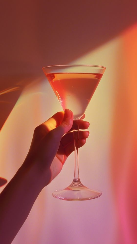 Hand holding cocktail glass martini | Free Photo - rawpixel