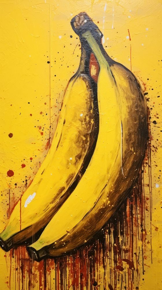 Banana food art freshness.