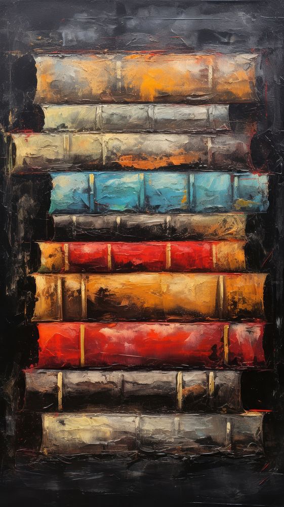 Book art painting canvas.