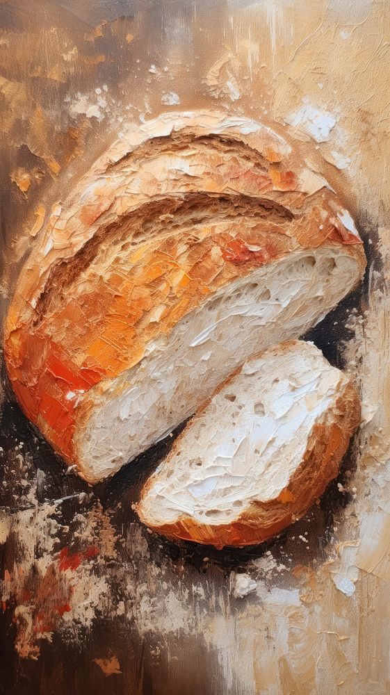 Bread food art viennoiserie.
